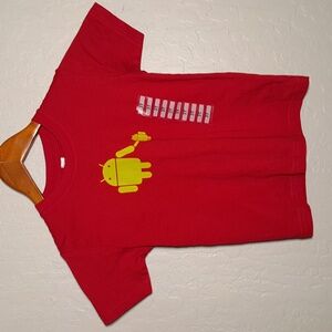 Boys 3T Red Goggle Graphic T Short